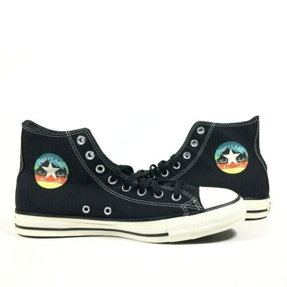 Converse All Stars CTAS HI Sneakers Mens 9 Women 11 Black 170927F - Picture 1 of 10